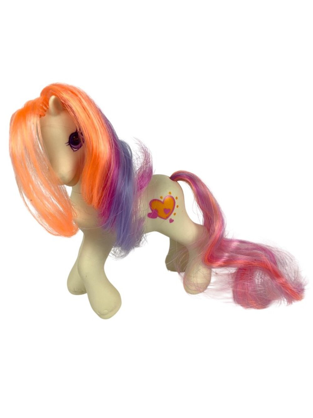My Little Pony G2 Special Birthday Magic Light Heart 1997 Cream Pony Hasbro